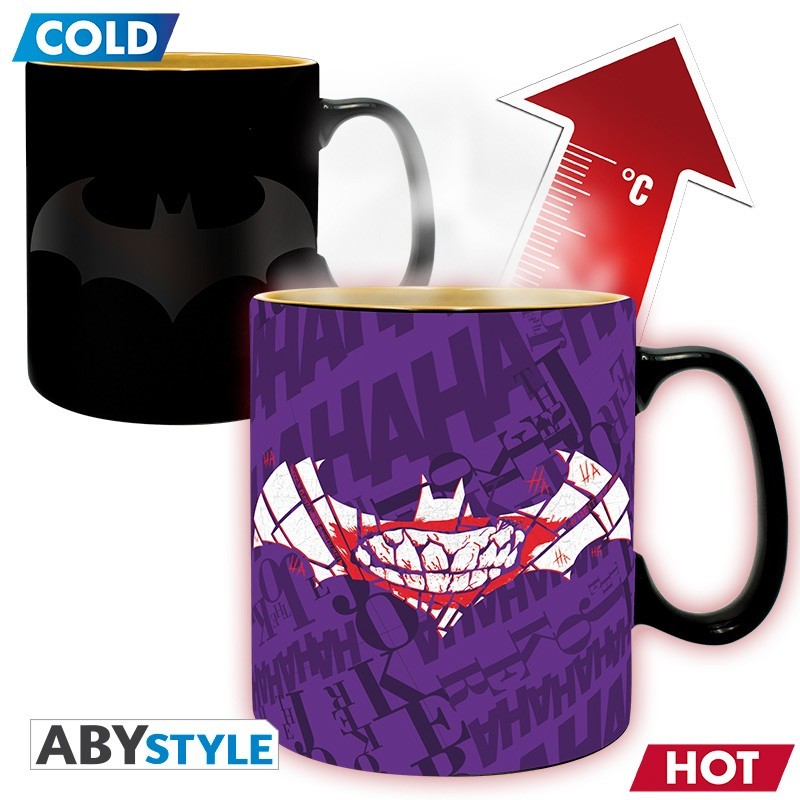 Becher - Thermoreaktiv - Batman - Lila