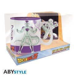 Set - Dragon Ball - Mug 460ml + Coaster "Goku vs Freezer"