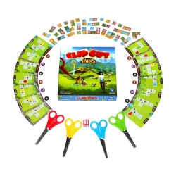 Brettspiele - Platzierungsspiel - Würfels - Clip Cut Parcs