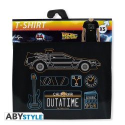 T-shirt - Back to the Future - Delorean - S Homme 