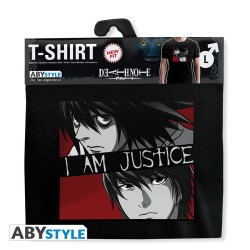 T-shirt - Death Note - I am Justice - XS Unisexe 