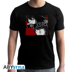 T-shirt - Death Note - I am Justice - L Unisexe 