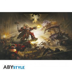 Poster - Gerollt und mit Folie versehen - Warhammer 40K - La devastation de Baal