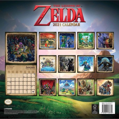 Kalender - Zelda - 2021