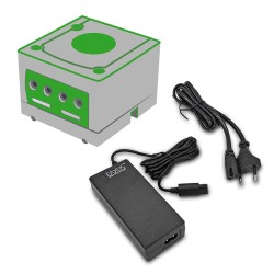 Autocollant - Nintendo - Alimentation secteur pour Game Cube - 12V - 3.25A