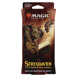 Cartes (JCC) - Pack de 3 Boosters de Draft - Magic The Gathering - Strixhaven - Draft Booster 3pck