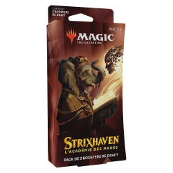 Trading Cards - Draft 3 Boosters pack - Magic The Gathering - Strixhaven - Draft Booster 3pck