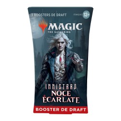 Cartes (JCC) - Pack de 3 Boosters de Draft - Magic The Gathering - Draft Booster 3 pack - Noce Écarlate