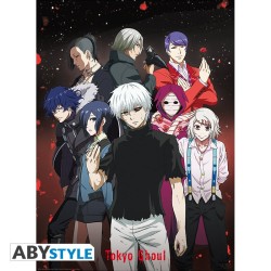 Poster - À plat - Poster - Tokyo Ghoul - Groupe