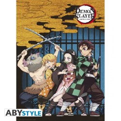 Poster - À plat - Poster - Demon Slayer - Groupe