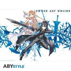 Poster - Flat - Sword Art Online - Asuna & Kirito