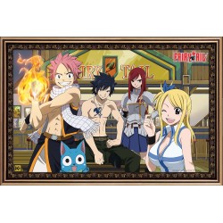 Poster - À plat - Fairy Tail - Groupe
