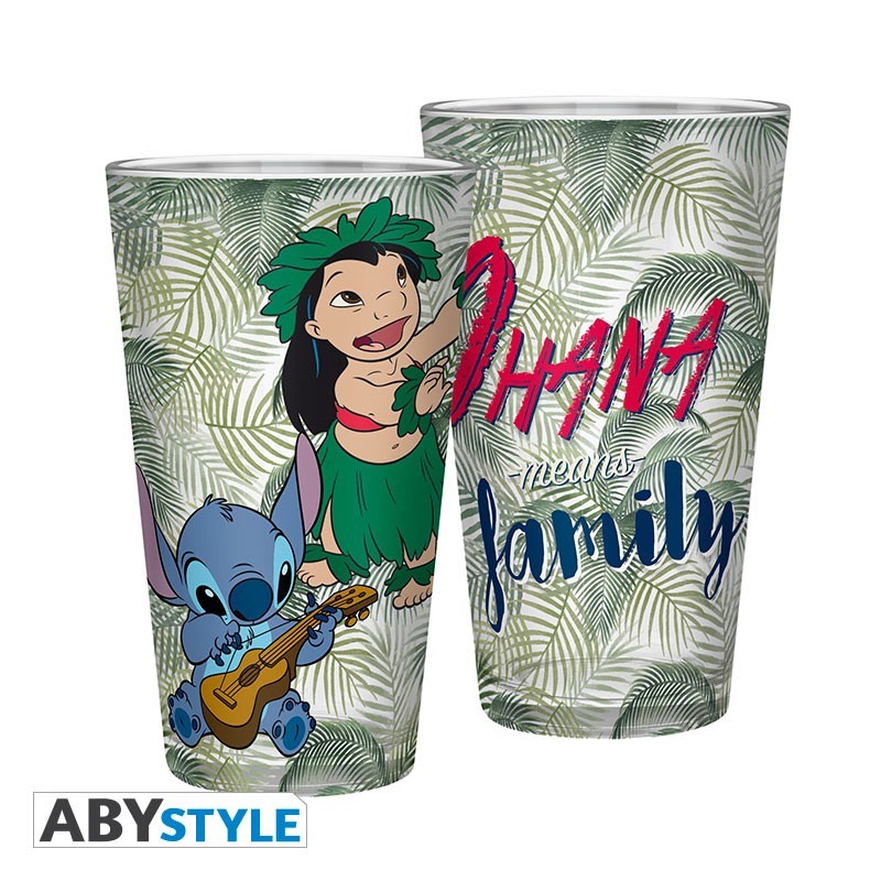 Glas - XXL - Lilo & Stitch - Ohana