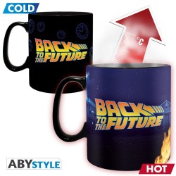 Mug - Thermo-réactif - Retour vers le Futur - Time Machine