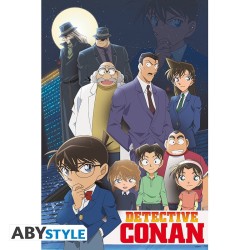 Poster - Gerollt und mit Folie versehen - Detektiv Conan - Gruppe