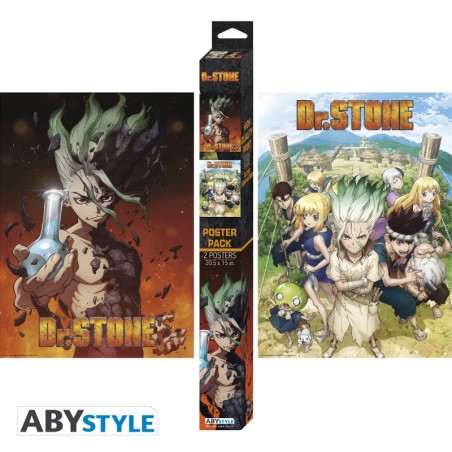 Poster - Packung mit 2 - Dr. Stone - Group & Artwork