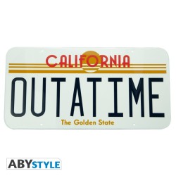 Metal plate - Back to the Future - Outatime