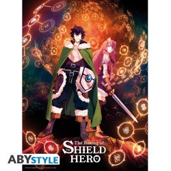 Poster - Flat - Shield Hero - Naofumi & Raphtalia