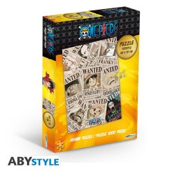 Puzzle - Rätsel - One Piece - Wanted - 1000 pcs