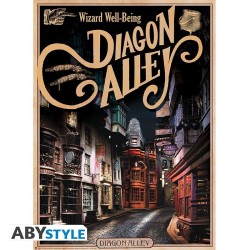 Poster - Packung mit 2 - Harry Potter - Retro Poudlard & Diagon