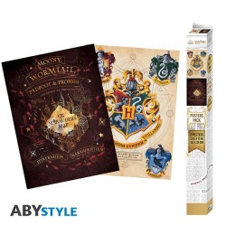 Poster - Packung mit 2 - Harry Potter - Wappen & Marodeure