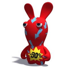 Static Figure - Raving Rabbids - Sale Rabbid