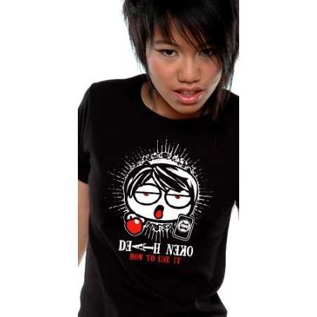 T-shirt - Death Note - Death Neko - S Unisexe