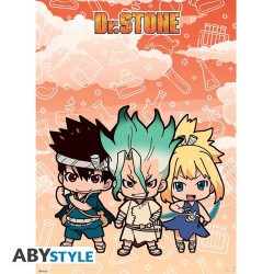 Poster - À plat - Dr. Stone - Senku, Kohaku, & Chrome