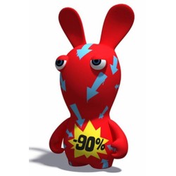 Static Figure - Raving Rabbids - Sale Rabbid