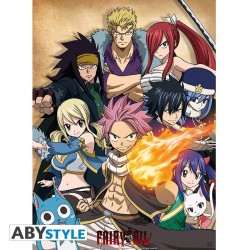 Poster - Flat - Fairy Tail - Gruppe