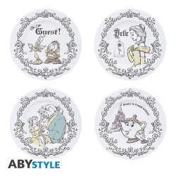 Plate - The Beauty and the Beast - Characters