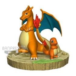 Figurine Statique - Pokemon - Dracaufeu & Salamèche