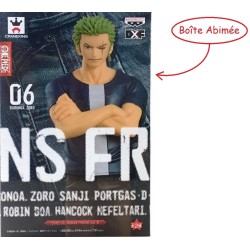 Statische Figur - Beschädigte Verpackung - Jeans Freak - One Piece - Roronoa Zoro