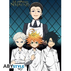 Poster - À plat - The Promised Neverland - Groupe