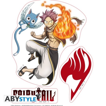Autocollant - Stickers - Fairy Tail - Natsu & Lucy