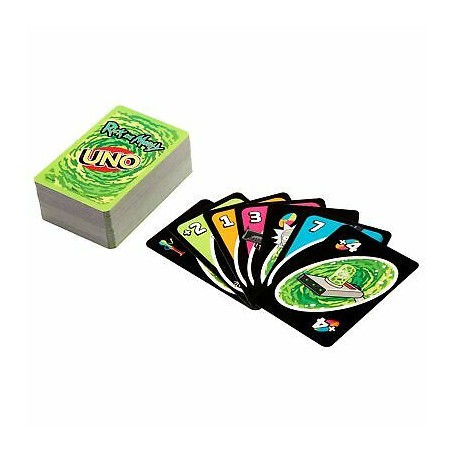 UNO - Klassisch - Familien - Karten - Rick & Morty