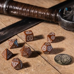 Jeux de rôle - Dés - The Witcher - Geralt - Roach's Companion (RPG dice set)