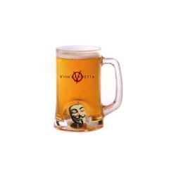 Beer mug - V for Vendetta - Mask