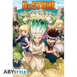 Poster - Gerollt und mit Folie versehen - Dr. Stone - Senku & Friends