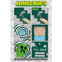 Poster - Roulé et filmé - Minecraft