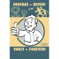 Poster - Gerollt und mit Folie versehen - Fallout - Vault Forever