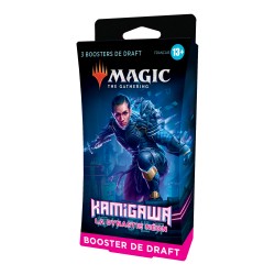 Trading Cards - Draft 3 Boosters pack - Magic The Gathering - Kamigawa: Neon Dynasty