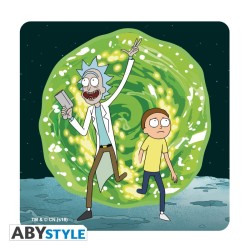 Küchenzubehör - Untersetzer - Rick & Morty - 4 Emblems Set 