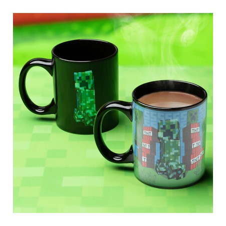 Mug - Thermo-réactif - Minecraft - Creeper