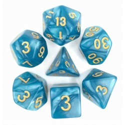 Dice sets - Dices - Blue Pearl