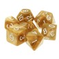 Dice sets - Dices - Pearl gold