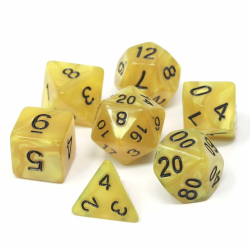 Dice sets - Dices - Pearly yellow