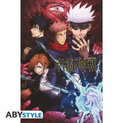 Poster - Rolled and shrink-wrapped - Jujutsu Kaisen - Group