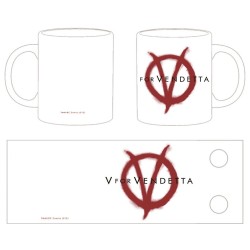 Mug - V pour Vendetta - Logo