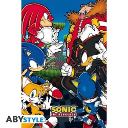 Poster - Gerollt und mit Folie versehen - Sonic the Hedgehog